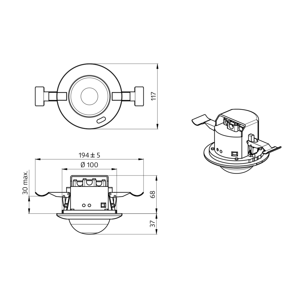 Präsenzmelder PD4-M-2C-DS-DE