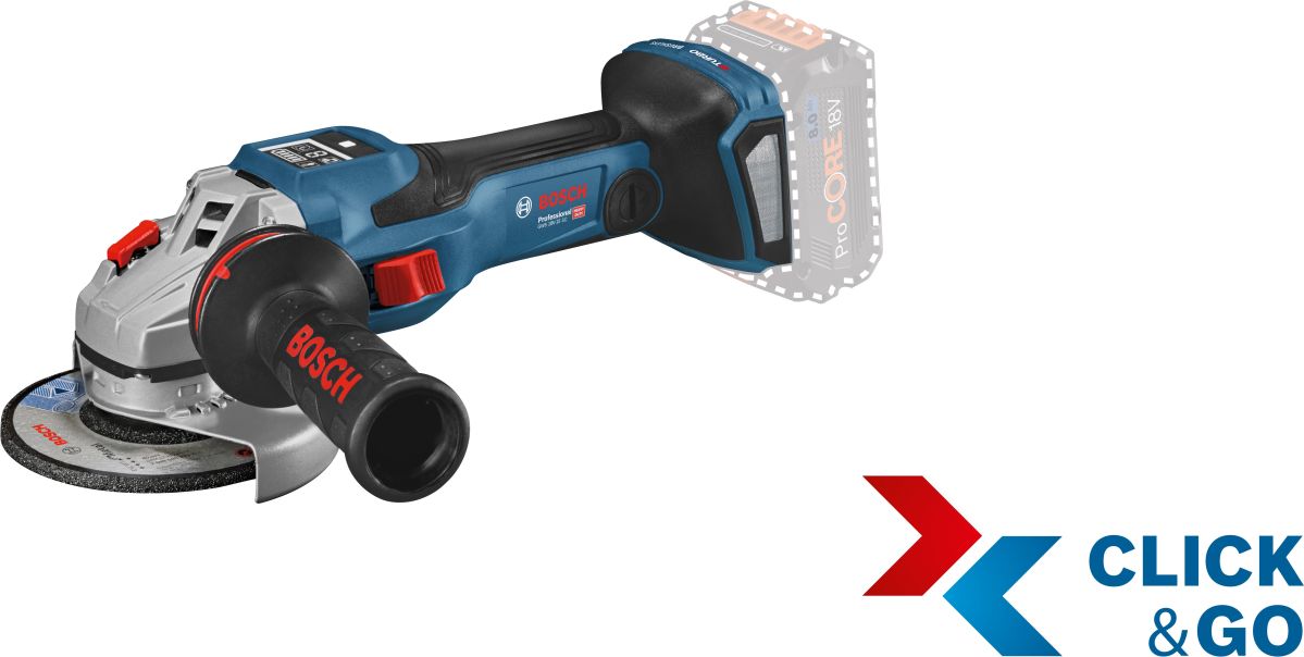 Akku-Winkelschleifer GWS 18V-15SC125mmsoL