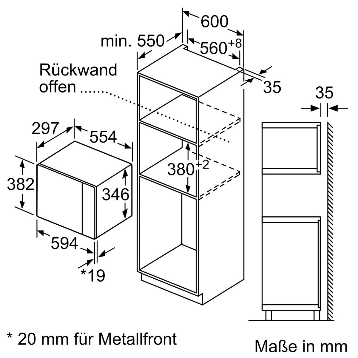 EB-Mikrowelle BFL524MW0