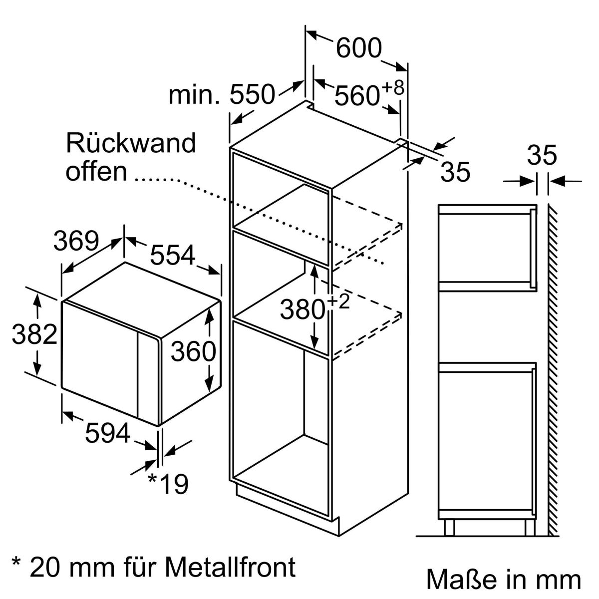 EB-Mikrowelle m.Grill BEL554MB0