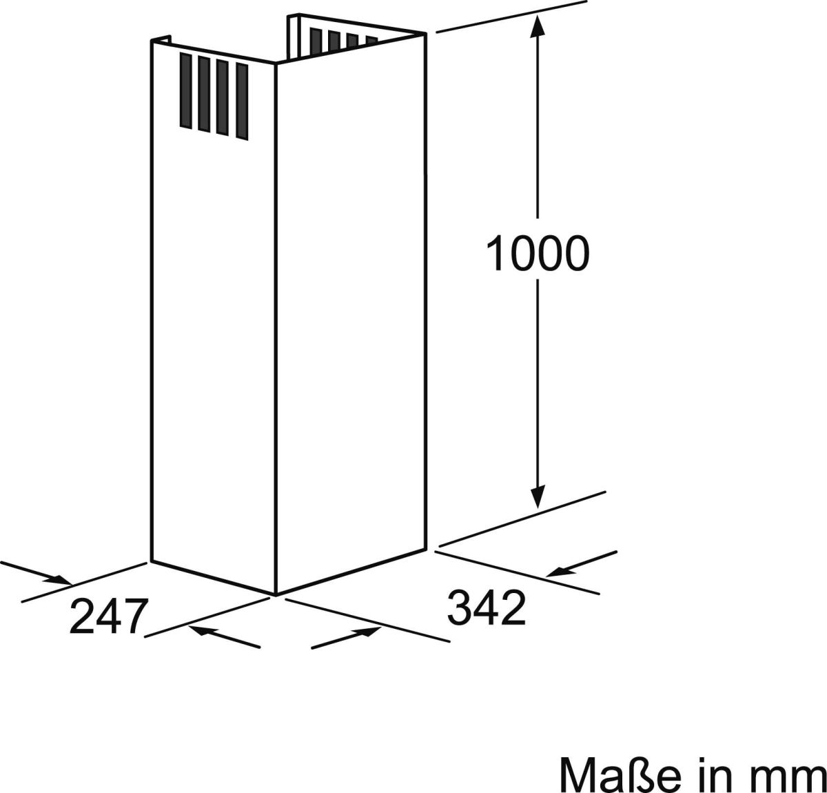 Kaminverlängerung DHZ1223