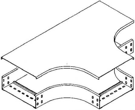 Deckel T-Stück für Kabeltragsystem