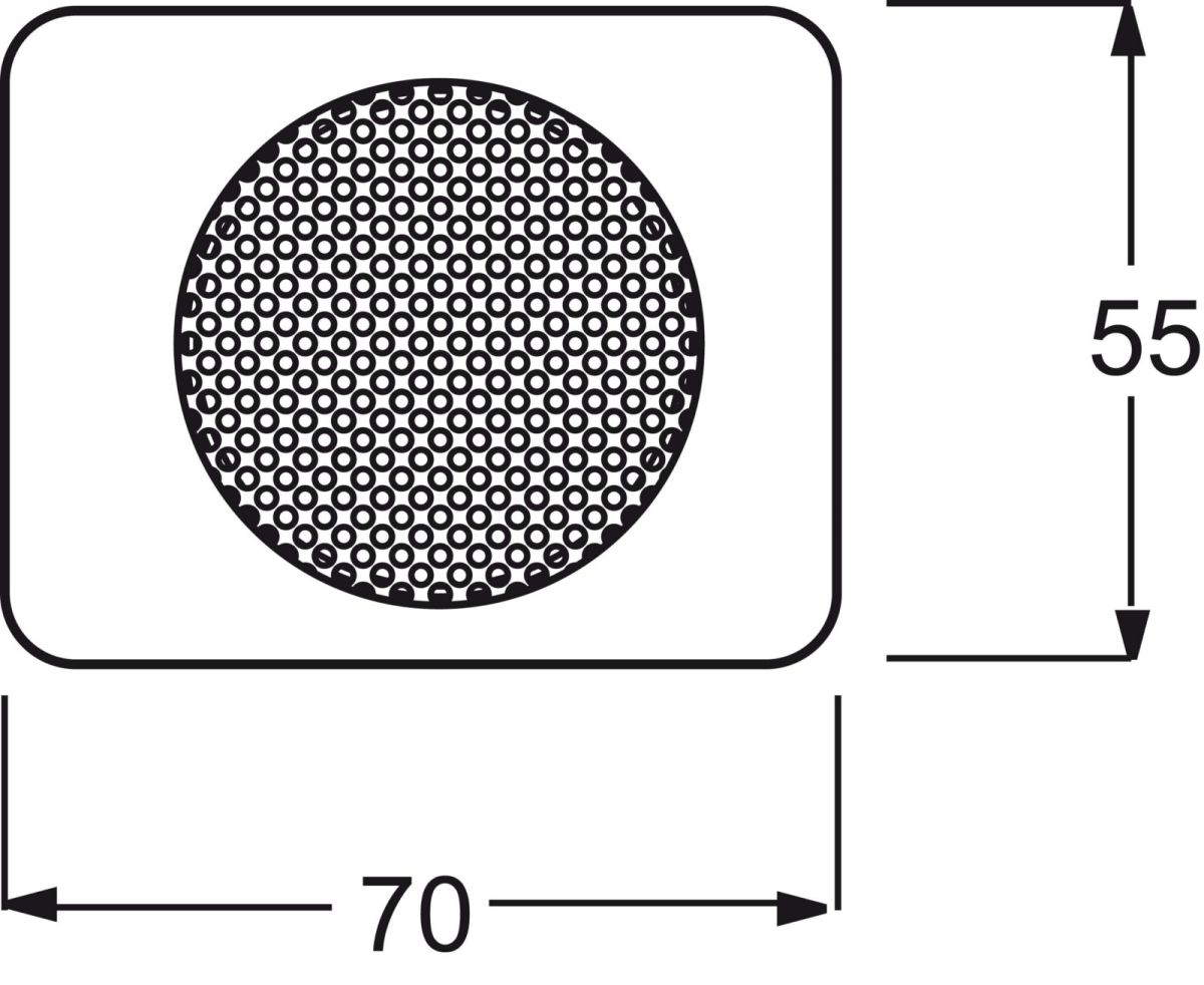 Zentralscheibe elfenb./ws 8253-22G