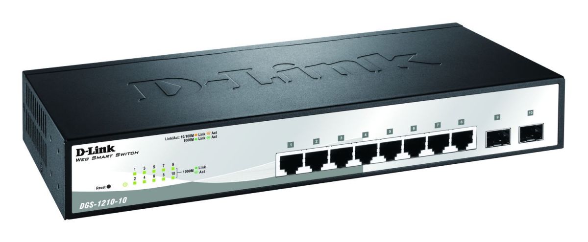 10-Port Gigabit Switch DGS-1210-10/E