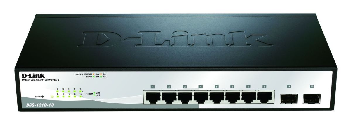 10-Port Gigabit Switch DGS-1210-10/E