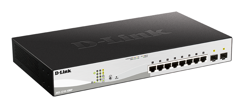 10-Port Gigabit Switch DGS-1210-10MP/E