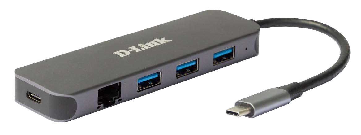 5-in-1 USB-C Hub DUB-2334
