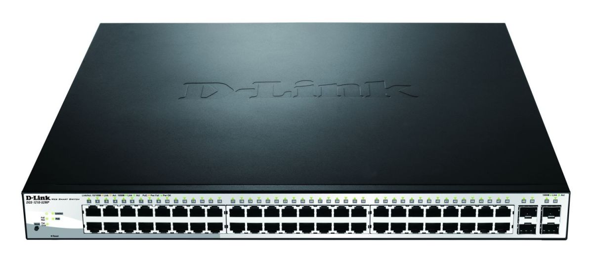 52-Port Gigabit Switch DGS-1210-52MP/E