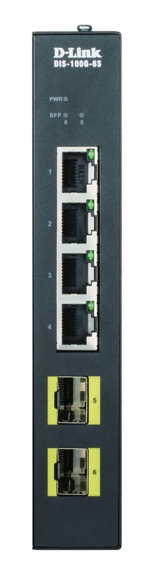 Gigabit Industrial Switch DIS-100G-6S