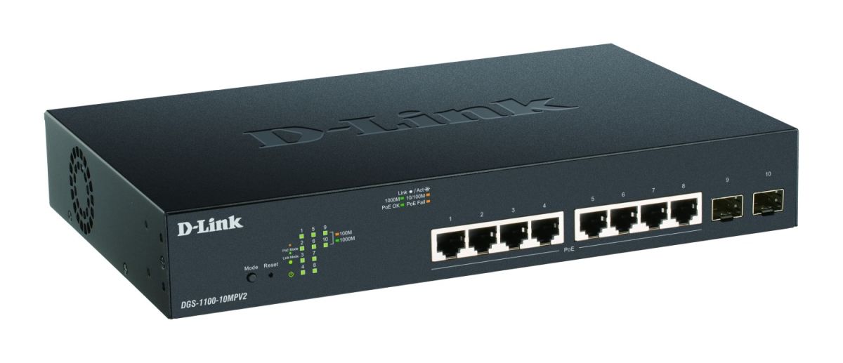 Gigabit Smart Switch DGS-1100-10MPV2/E