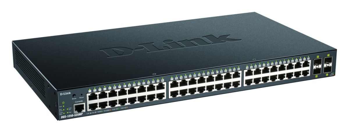 Gigabit Switch + 4x10G DGS-1250-52XMP/E