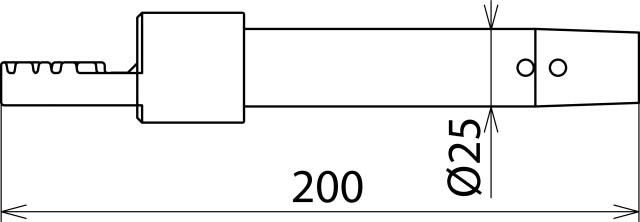 Adapter mit Zahnkupplung 766055