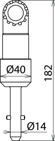 Adapter mit Zahnkupplung 766396