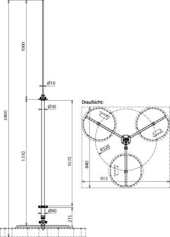 Fangmast FM D30 L2300 #819282