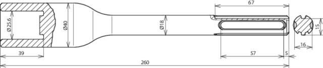 Hammereinsatz HE RE 25 #648009
