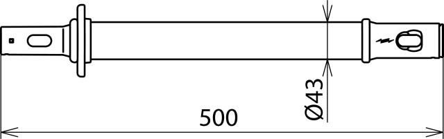Handhabe H STK 43 500