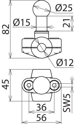 Kugelfestpunkt 725012