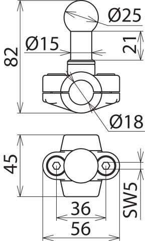 Kugelfestpunkt 725018