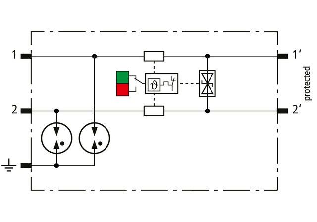 Modularer Kombi-Ableiter BCO ML2 BD HF 24