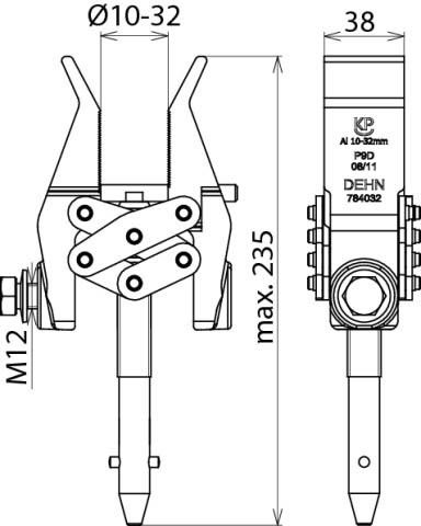 Phasenschraubklemme 784032