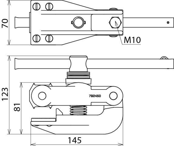 Schienen-Anschlussklemme SAK PFE KN AB29