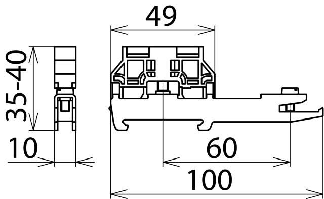 Schienenhalter 919012