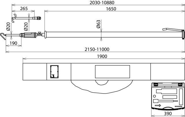 Spannungsprüferset PHE III 767725