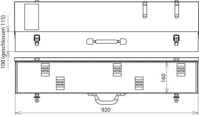 Stahlblechkoffer SKL 92 16 10