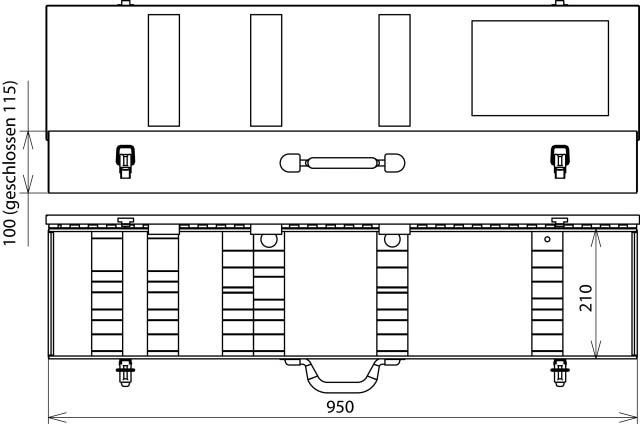 Stahlblechkoffer SKL 95 21 10