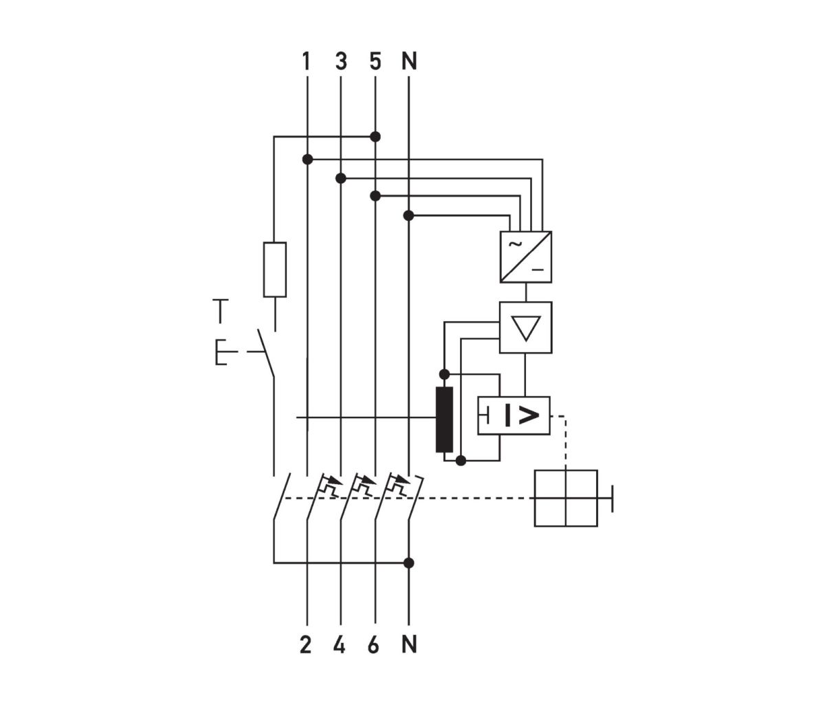 FI-/LS-Kombination DRCBO4C10/0,03/3N-B+