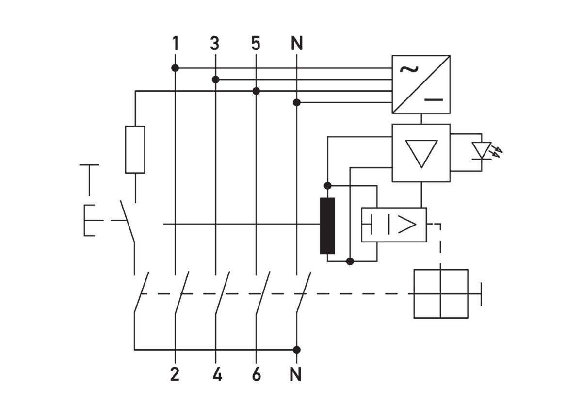 FI-Schutzschalter DSF4 4-polig 80A 30mA Typ B SK 09156988