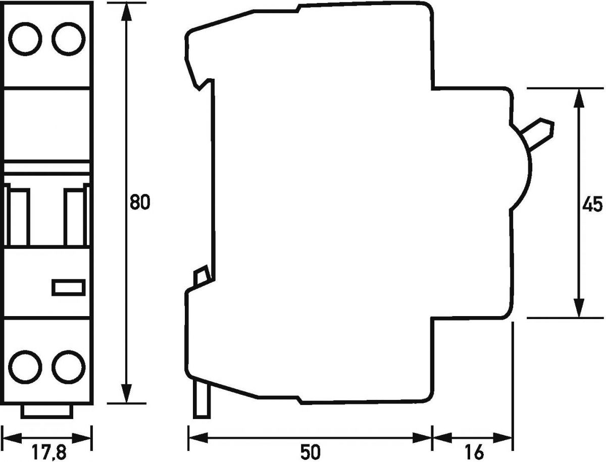 Leitungsschutzschalter ELS 3 B06/1+N