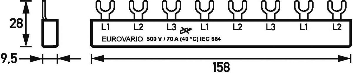 Phasenschiene EV-S G 3.1+Hi.8.120