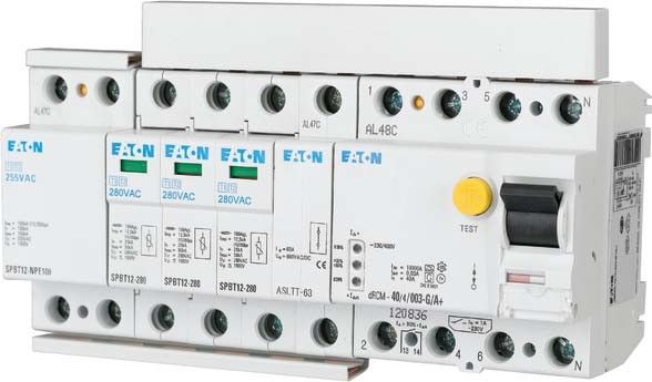 Überspannungsableiter-Set SPBT12-280-3+NPE-AX