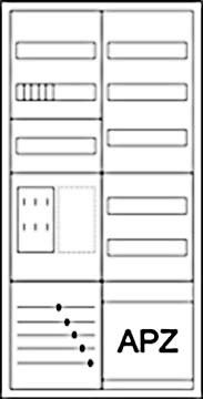 Zähler-Komplettschrank ZSD-ZV-1100-BKEI/APZ