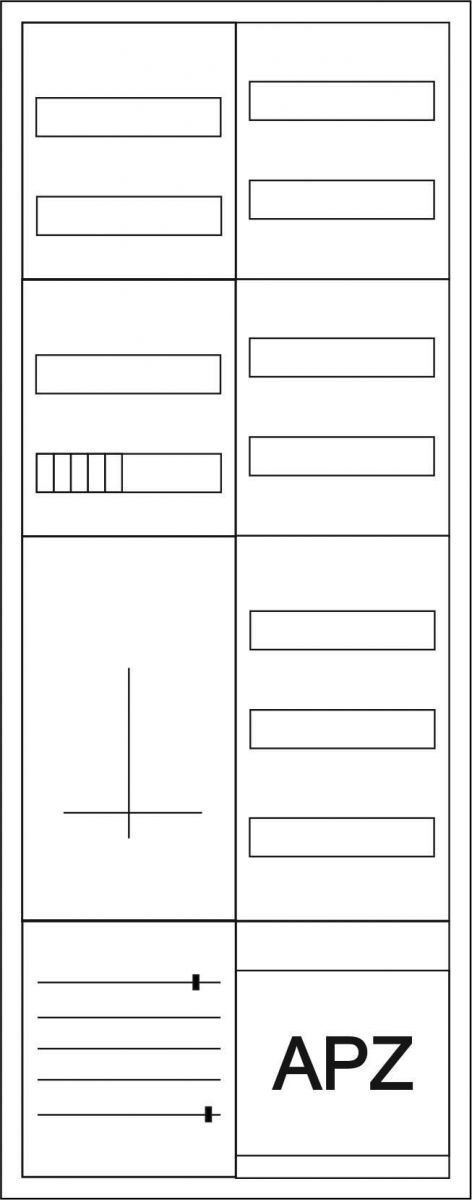 Zählerschrank ZSD-ZV-1400/APZ