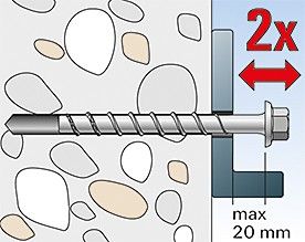 Betonschraube ULTRACUT 546390