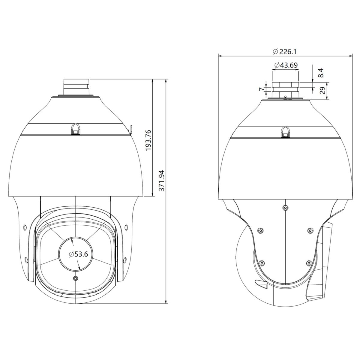 IP PTZ-Kamera VK 1099/395