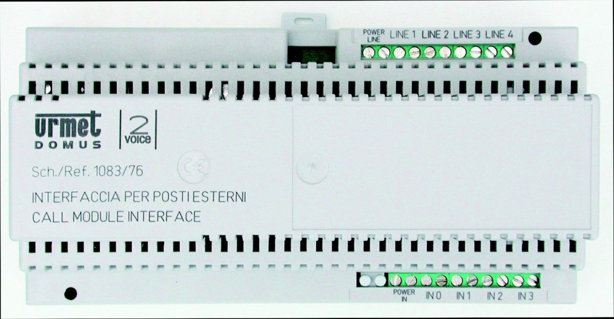 Türstations-Schnittstelle VZ 1083/76 Türstations-Schnittstelle VZ 1083/76