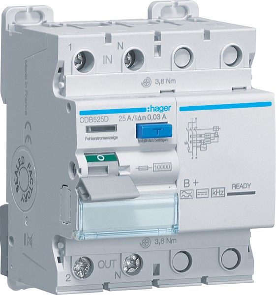 Fehlerstromschutzschalter CDB525D