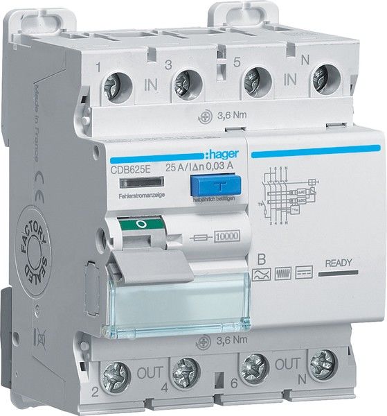 Fehlerstromschutzschalter CDB625E Fehlerstromschutzschalter CDB625E