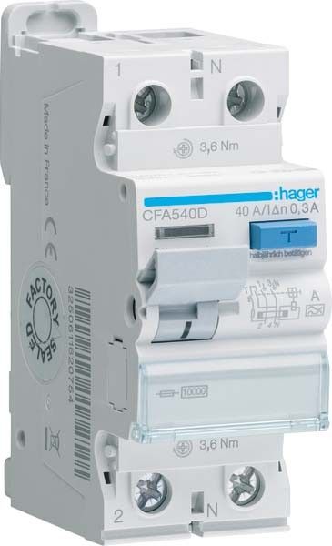 Fehlerstromschutzschalter CFA540D Fehlerstromschutzschalter CFA540D
