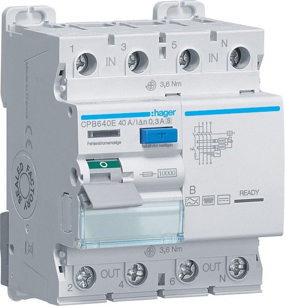 Fehlerstromschutzschalter CPB640E Fehlerstromschutzschalter CPB640E
