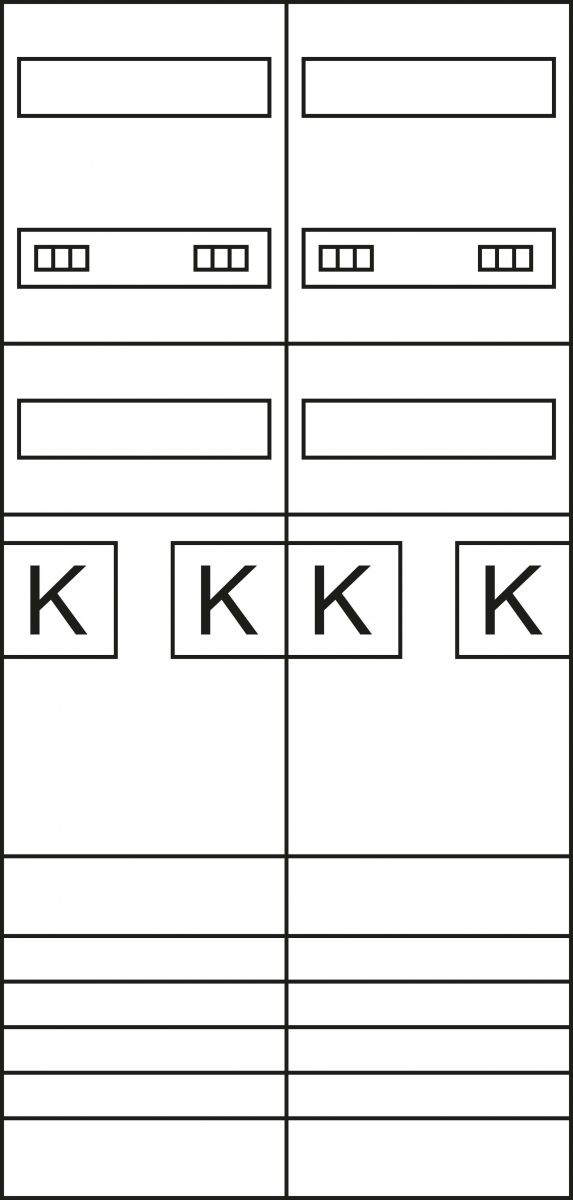 Komplettfeld ZK3ED24N eHZ,DSS 2-feld Komplettfeld ZK3ED24N eHZ,DSS 2-feld