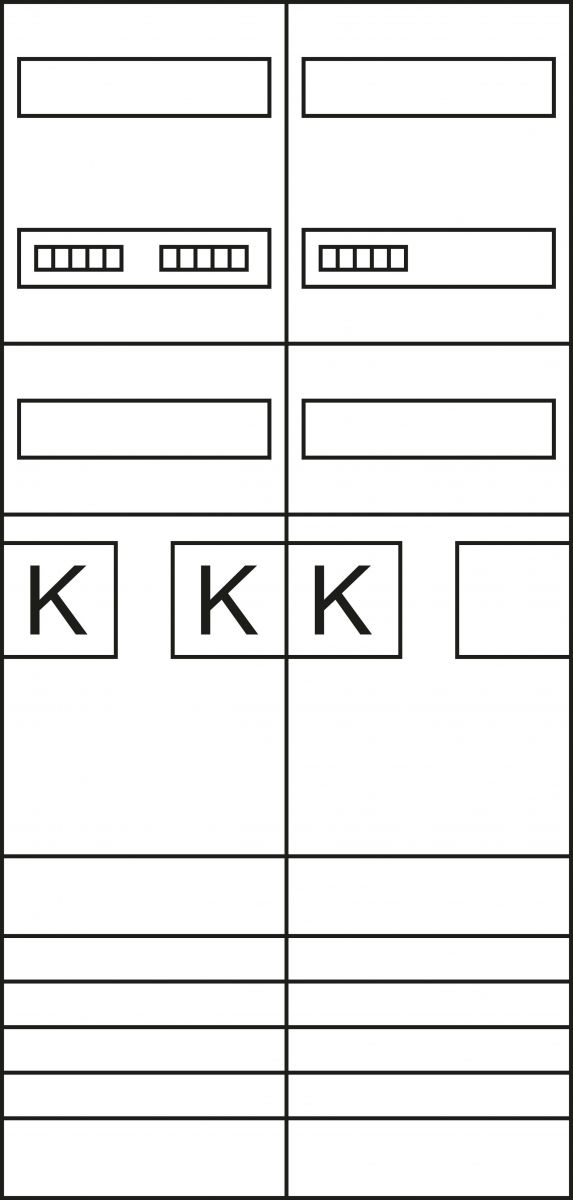 Komplettfeld ZK3EZ18N eHz,DSS 2-feld Komplettfeld ZK3EZ18N eHz,DSS 2-feld
