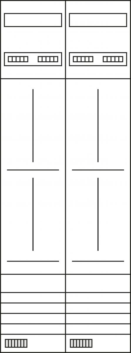 Komplettfeld  ZK51X7N univ.Z 2-feld
