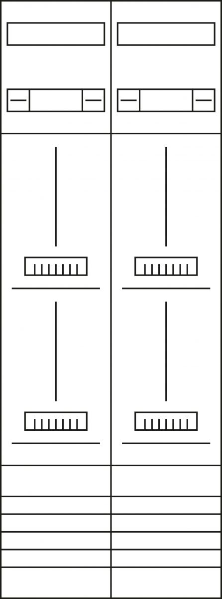 Komplettfeld ZK54C7N univ.Z 2-feld