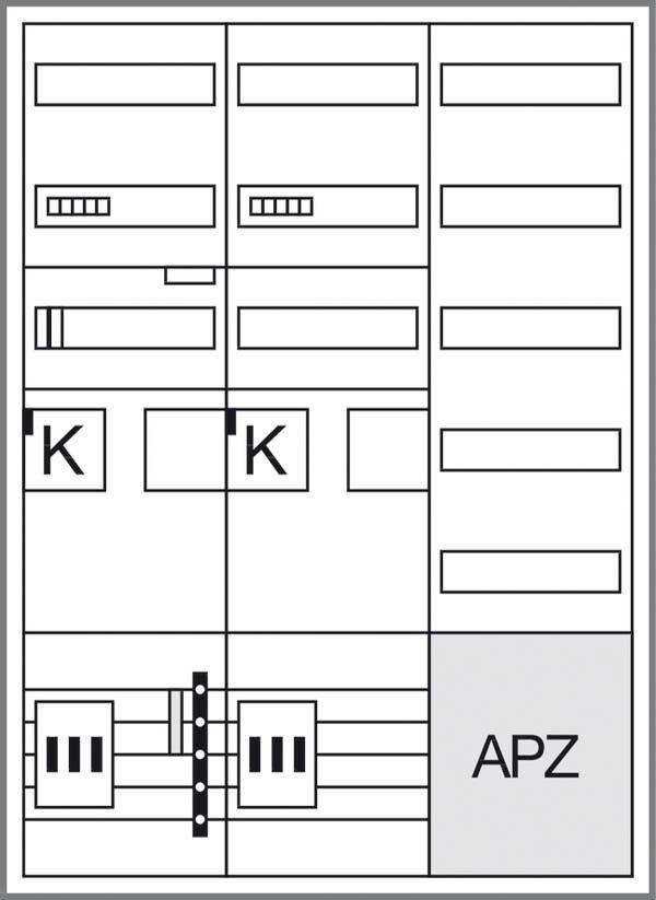 Komplettschrank, univers Z ZB33EZ26SB Komplettschrank, univers Z ZB33EZ26SB