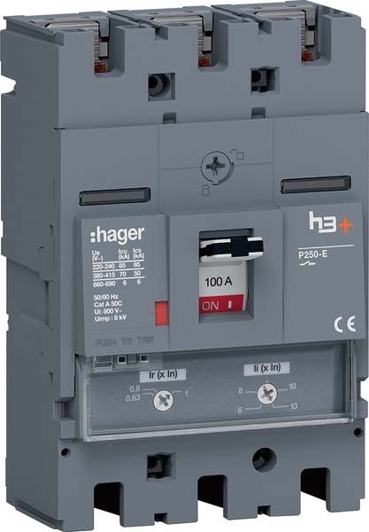 Leistungsschalter h3+ P250 HET100DR Leistungsschalter h3+ P250 HET100DR