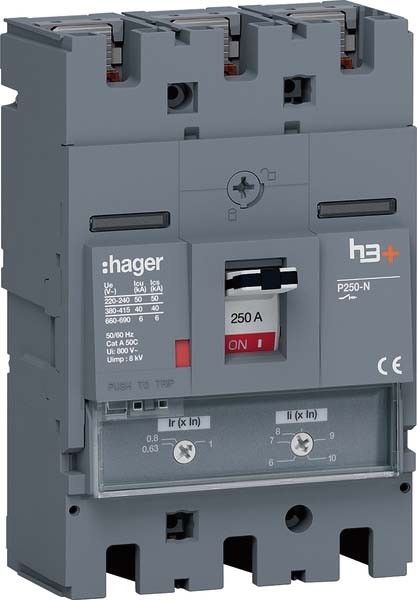Leistungsschalter h3+ P250 HNT250DR